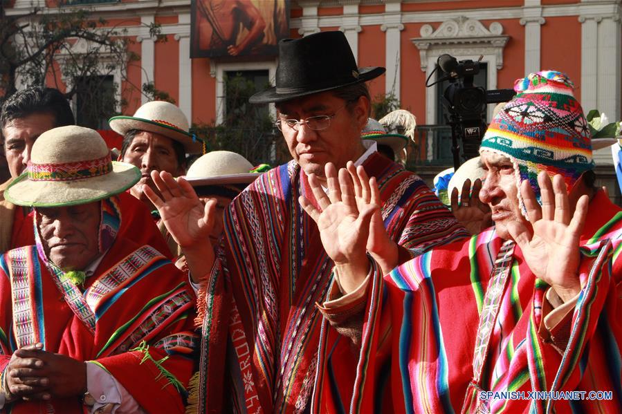 BOLIVIA-LA PAZ-CELEBRACION-ESTADO PLURINACIONAL