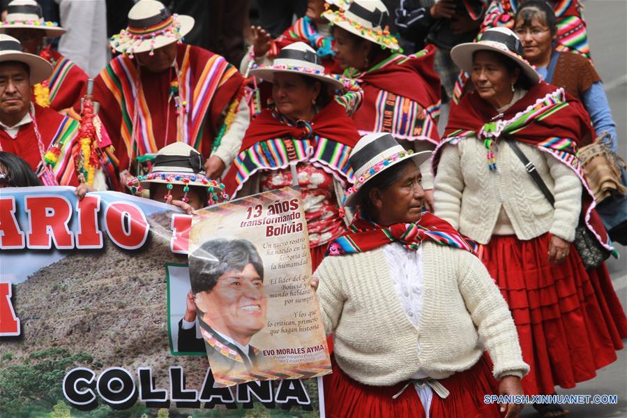 BOLIVIA-LA PAZ-CELEBRACION-ESTADO PLURINACIONAL