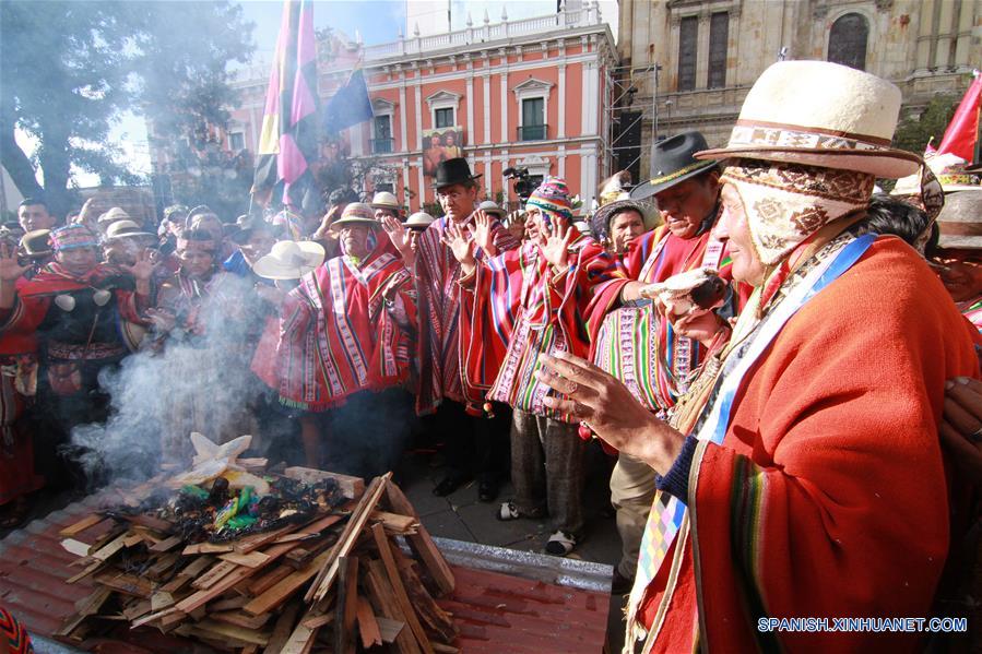 BOLIVIA-LA PAZ-CELEBRACION-ESTADO PLURINACIONAL