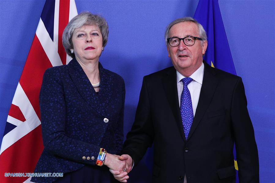 BELGICA-BRUSELAS-UE-REINO UNIDO-JUNCKER-THERESA MAY