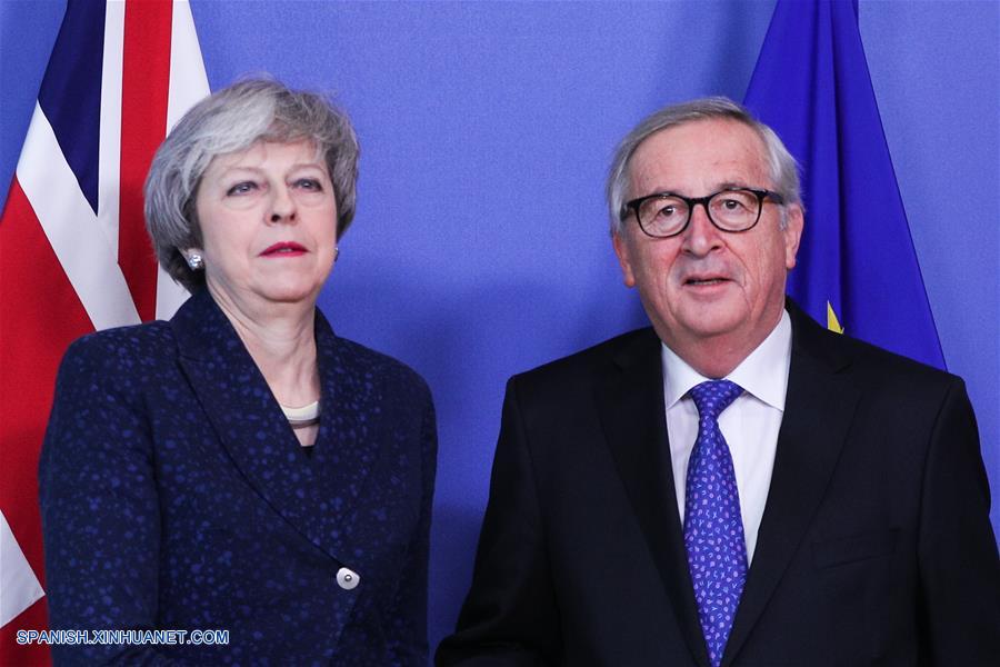 BELGICA-BRUSELAS-UE-REINO UNIDO-JUNCKER-THERESA MAY