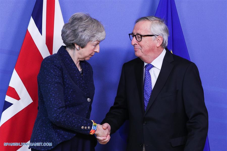 BELGICA-BRUSELAS-UE-REINO UNIDO-JUNCKER-THERESA MAY