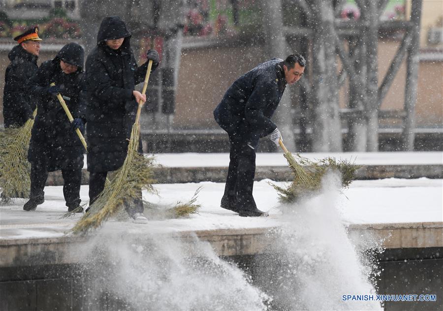 CHINA-BEIJING-NIEVE