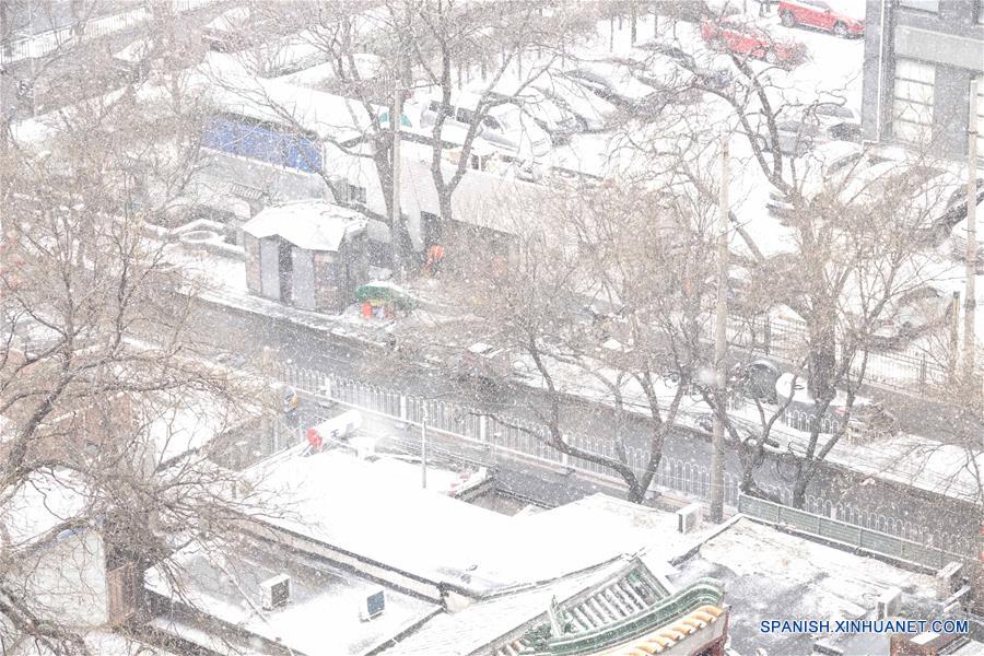 CHINA-BEIJING-NIEVE