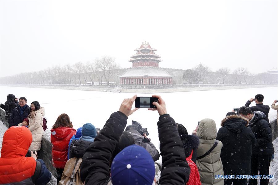 CHINA-BEIJING-NIEVE