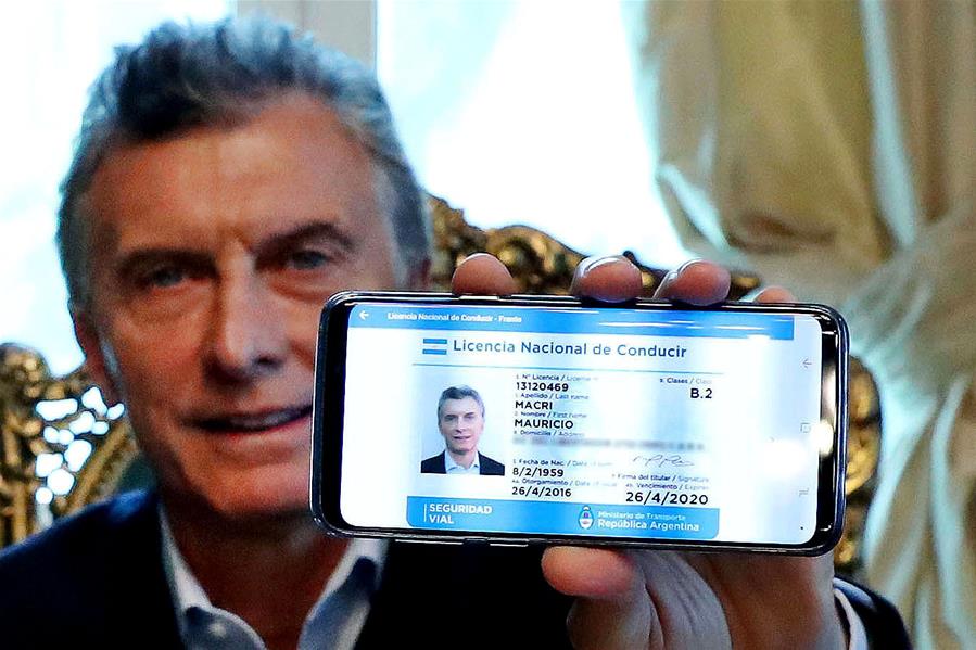 ARGENTINA-BUENOS AIRES-LICENCIA DE CONDUCIR DIGITAL