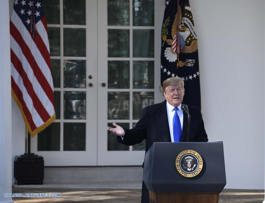 EEUU-WASHINGTON-TRUMP-EMERGENCIA NACIONAL