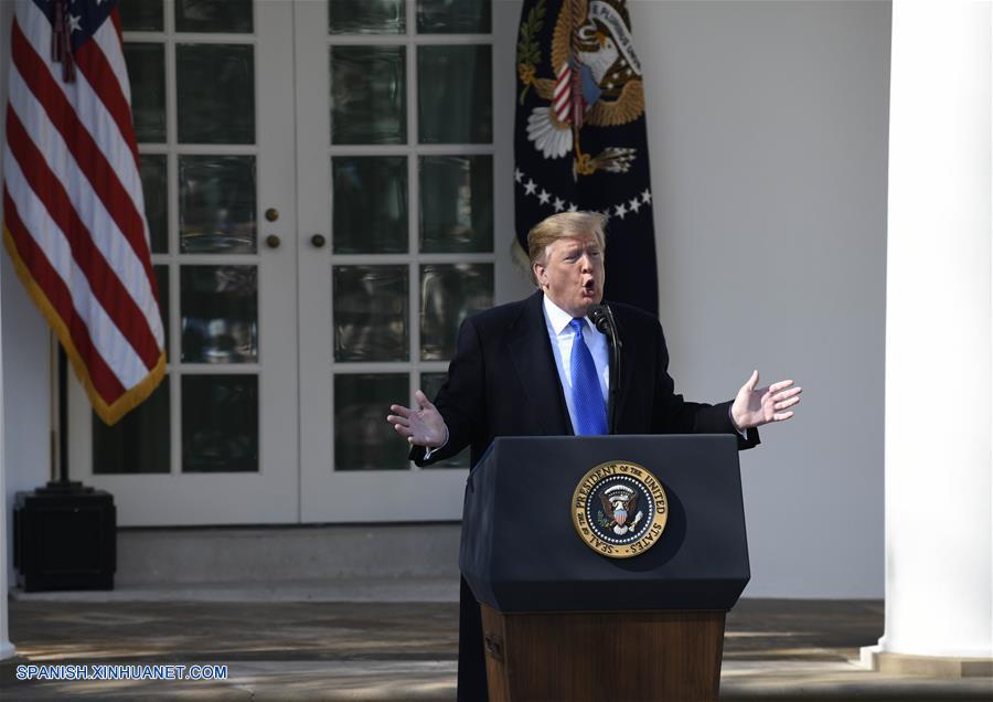 EEUU-WASHINGTON-TRUMP-EMERGENCIA NACIONAL