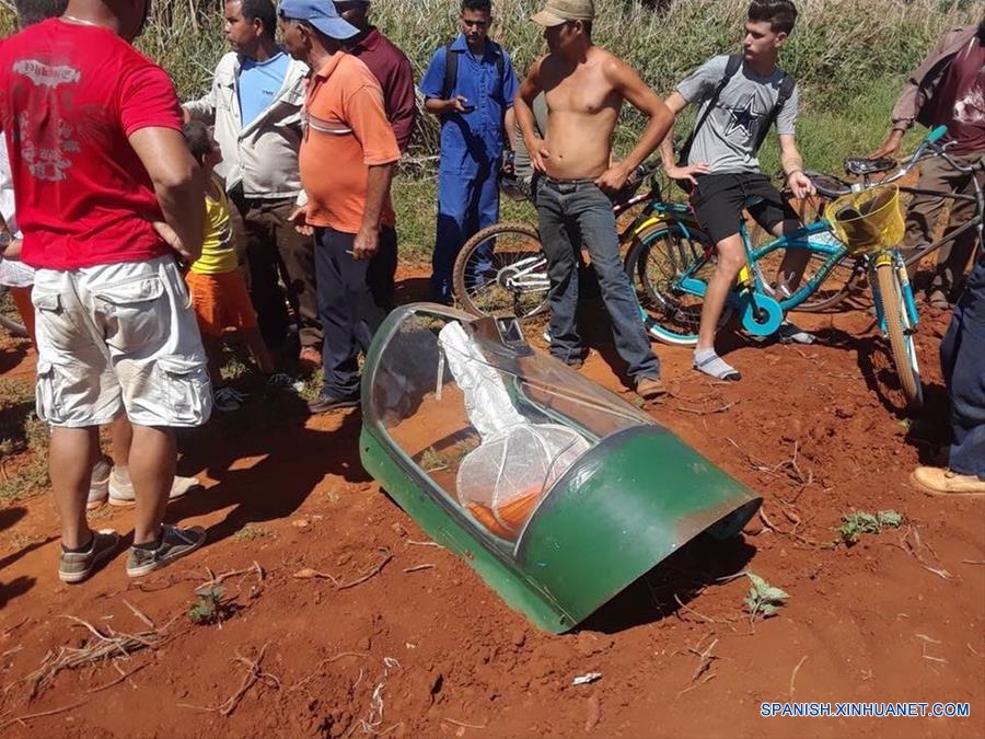 CUBA-HABANA-AVION MILITAR-ACCIDENTE