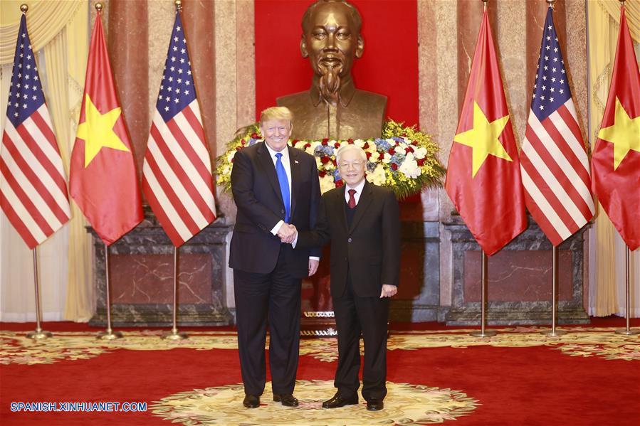 VIETNAM-HANOI-EEUU-PRESIDENTE-TRUMP-REUNION