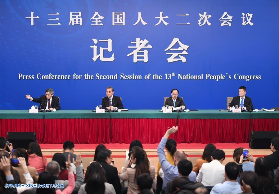 (DOS SESIONES)CHINA-BEIJING-APN-CONFERENCIA DE PRENSA-WANG YI