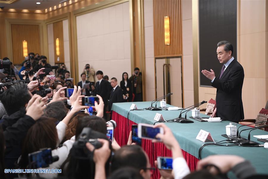 (DOS SESIONES)CHINA-BEIJING-APN-CONFERENCIA DE PRENSA-WANG YI