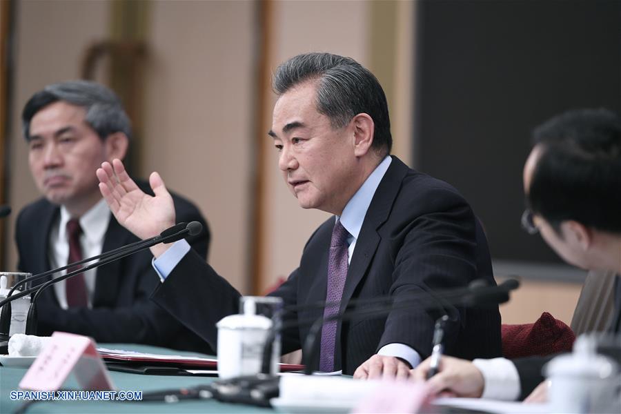 (DOS SESIONES)CHINA-BEIJING-APN-CONFERENCIA DE PRENSA-WANG YI