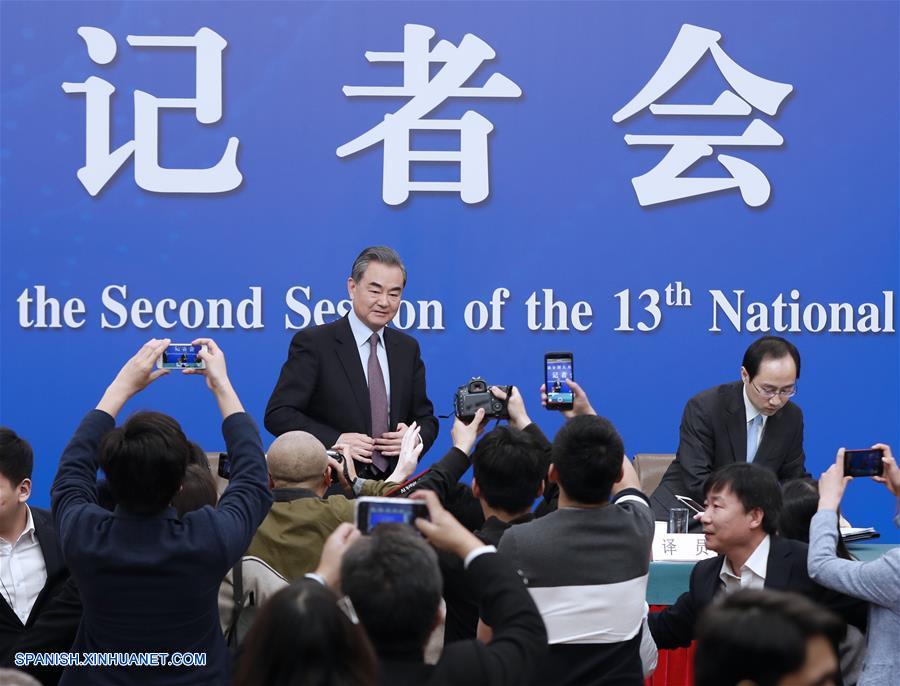 (DOS SESIONES)CHINA-BEIJING-APN-CONFERENCIA DE PRENSA-WANG YI