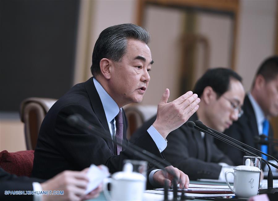 (DOS SESIONES)CHINA-BEIJING-APN-CONFERENCIA DE PRENSA-WANG YI