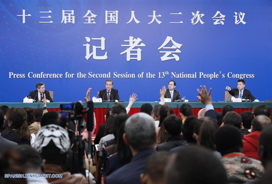 (DOS SESIONES)CHINA-BEIJING-APN-CONFERENCIA DE PRENSA-WANG YI