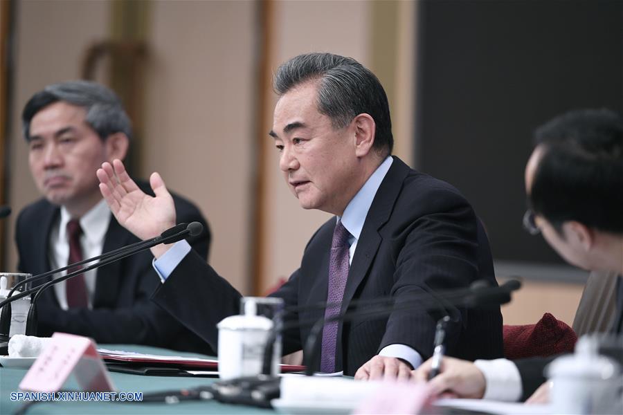 (DOS SESIONES)CHINA-BEIJING-APN-CONFERENCIA DE PRENSA-WANG YI