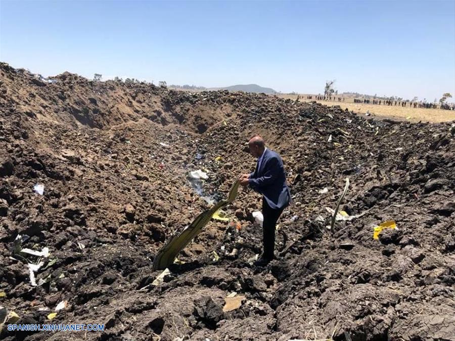 ETIOPIA-ADIS ABEBA-AVION-ACCIDENTE
