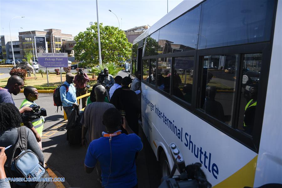 KENIA-NAIROBI-ETHIOPIAN AIRLINES-AVION-ACCIDENTE
