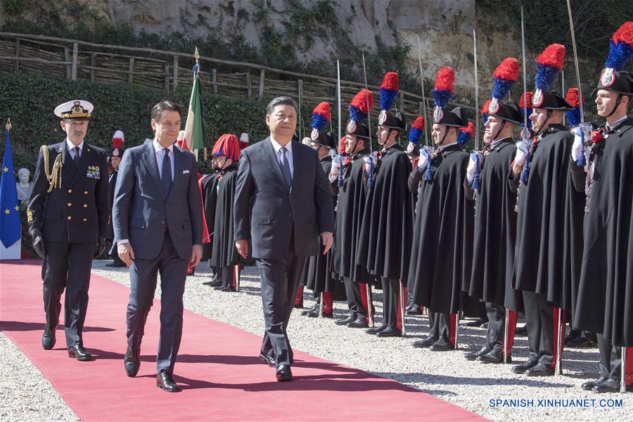 ITALIA-ROMA-XI JINPING-PRIMER MINISTRO ITALIANO-CONVERSACIONES