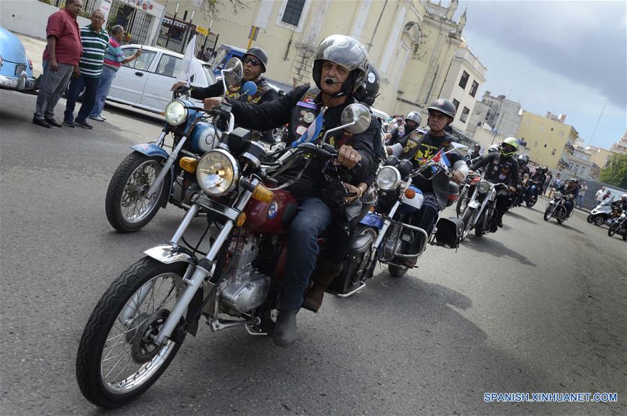 CUBA-HABANA-MOTOTURISMO-ANIVERSARIO