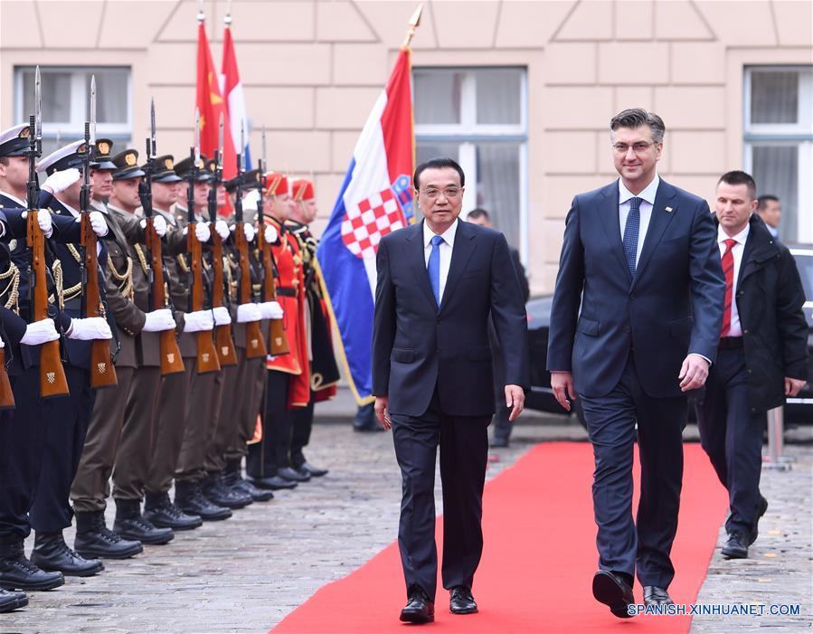 CROATIA-ZAGREB-CHINA-LI KEQIANG-PM-TALKS