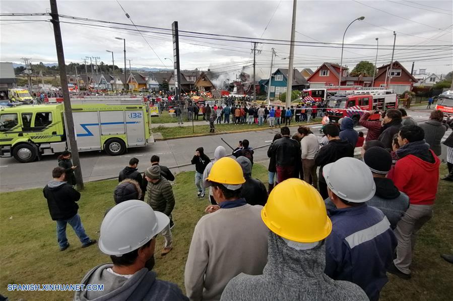 CHILE-PUERTO MONTT-AVIONETA-ACCIDENTE