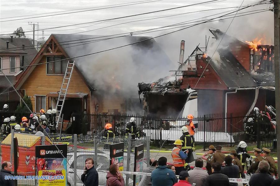 CHILE-PUERTO MONTT-AVIONETA-ACCIDENTE