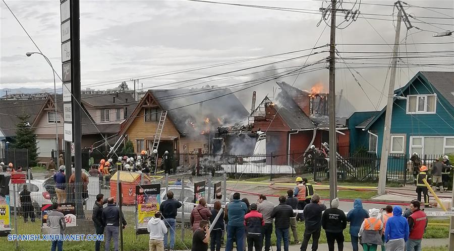 CHILE-PUERTO MONTT-AVIONETA-ACCIDENTE