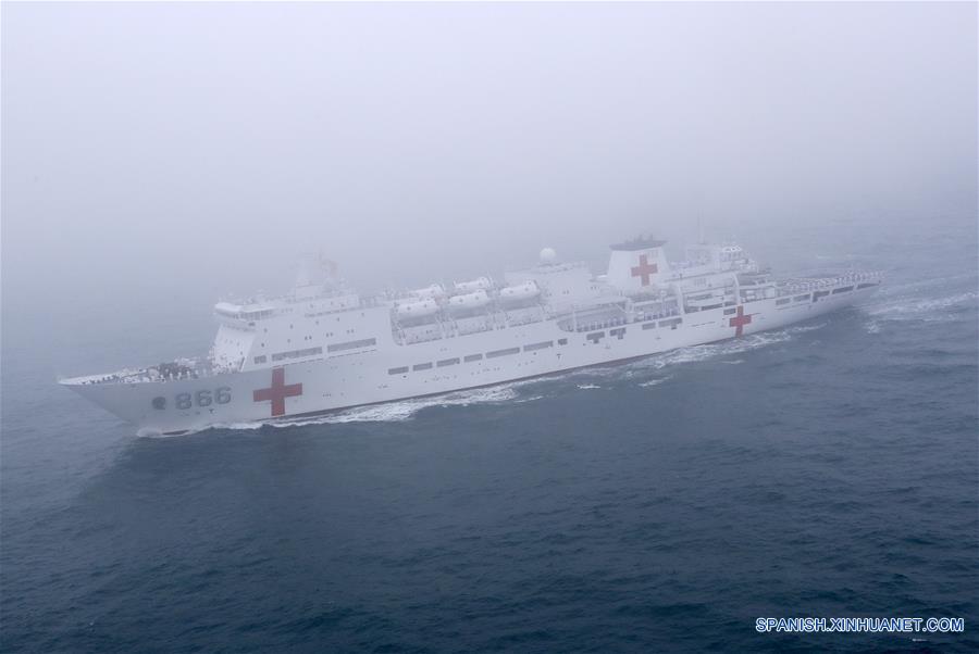 CHINA-QINGDAO-ARMADA DEL EPL-70 ANIVERSARIO-DESFILE