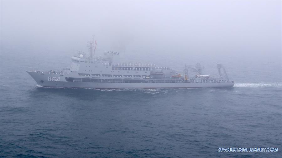 CHINA-QINGDAO-ARMADA DEL EPL-70 ANIVERSARIO-DESFILE