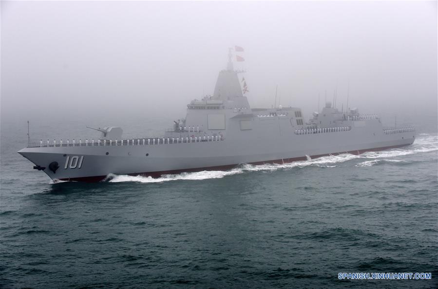CHINA-QINGDAO-ARMADA DEL EPL-70 ANIVERSARIO-DESFILE