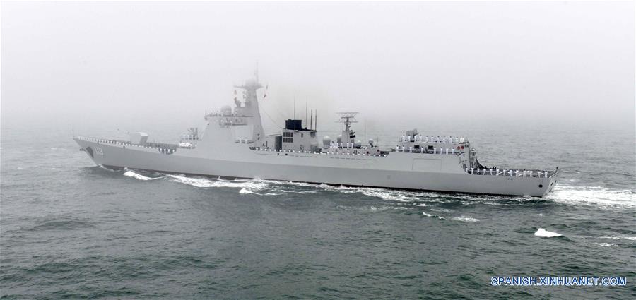 CHINA-QINGDAO-ARMADA DEL EPL-70 ANIVERSARIO-DESFILE