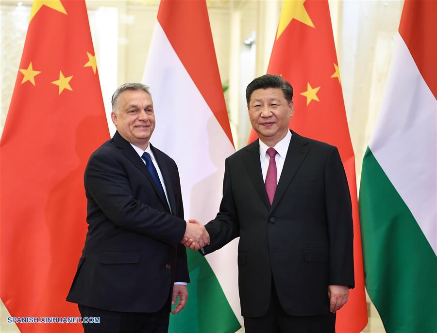 CHINA-BEIJING-XI JINPING-PRIMER MINISTRO DE HUNGRIA-REUNION