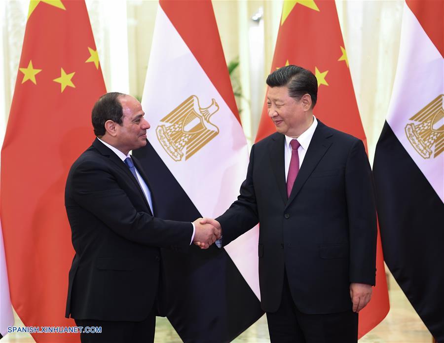 CHINA-BEIJING-XI JINPING-PRESIDENTE DE EGIPTO-REUNION