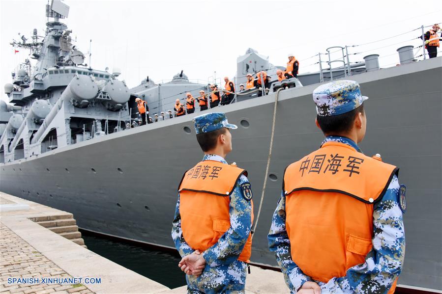 CHINA-QINGDAO-RUSIA-EJERCICIO NAVAL CONJUNTO