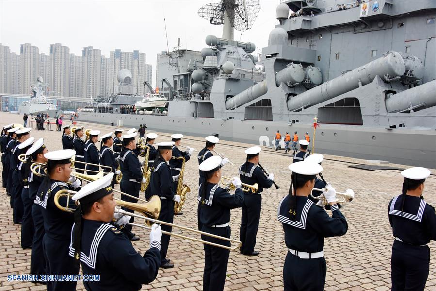 CHINA-QINGDAO-RUSIA-EJERCICIO NAVAL CONJUNTO