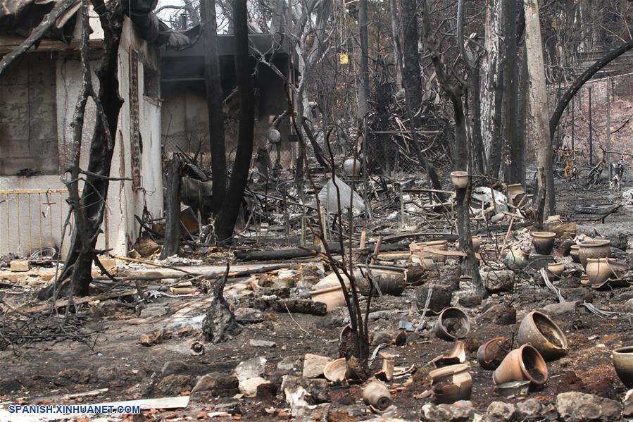 ISRAEL-MEVO MODI IM-INCENDIO-DAÑOS