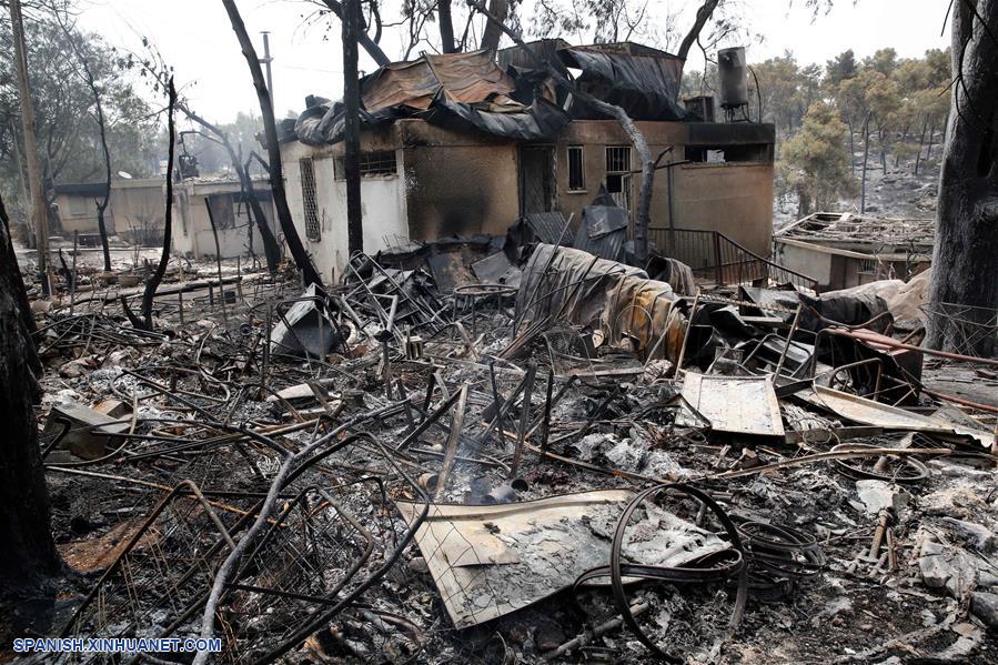ISRAEL-MEVO MODI IM-INCENDIO-DAÑOS