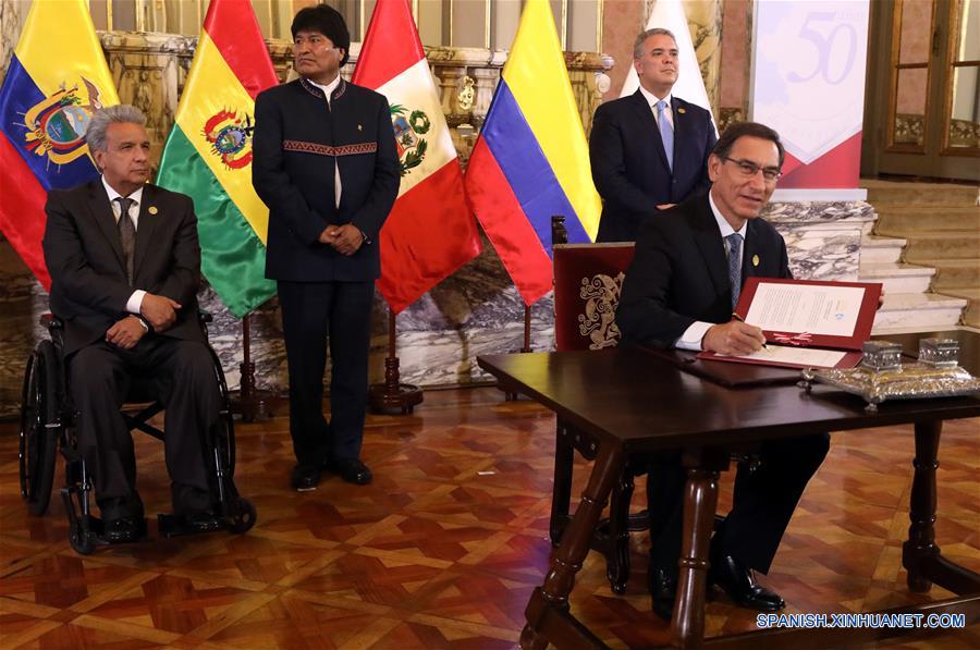 PERU-LIMA-COMUNIDAD ANDINA DE NACIONES-REUNION