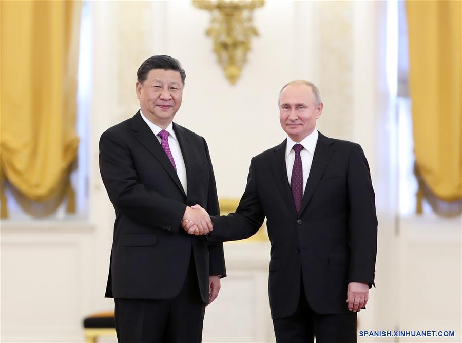 RUSSIA-MOSCOW-CHINA-XI JINPING-VLADIMIR PUTIN-TALKS