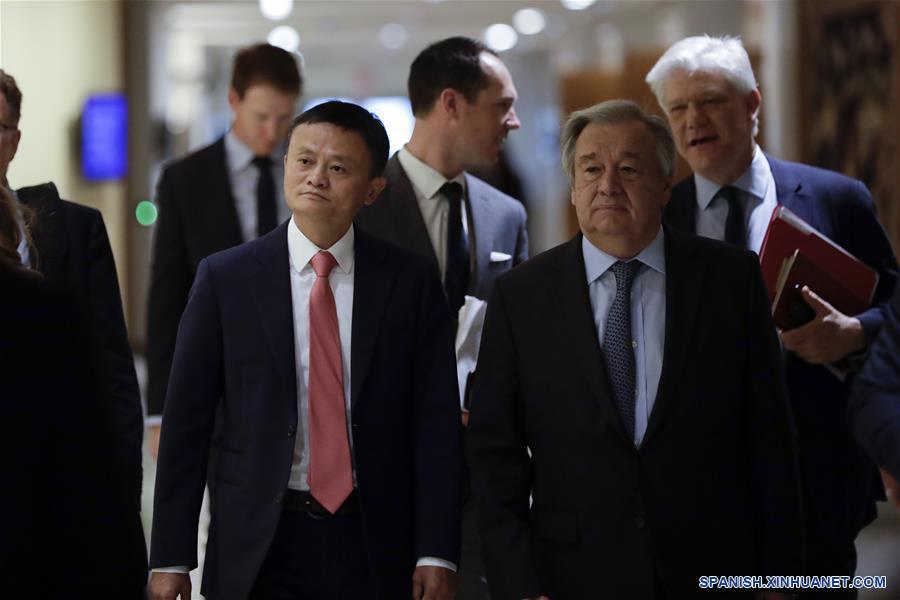 EEUU-NUEVA YORK-ONU-CHINA-JACK MA-COOPERACION DIGITAL