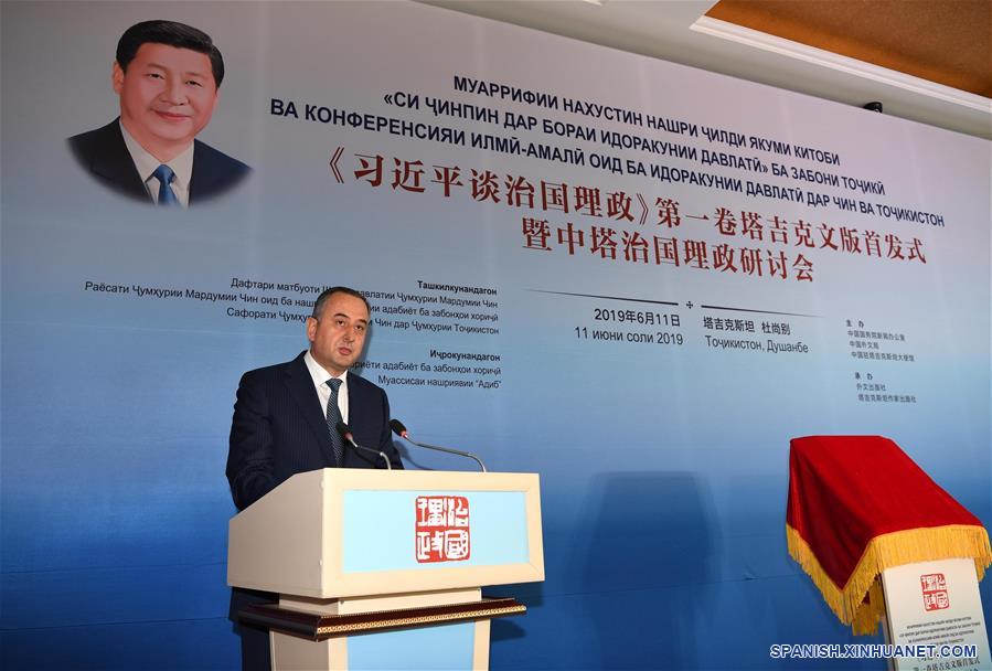 TAJIKISTAN-DUSHANBE-XI JINPING-BOOK RELEASE