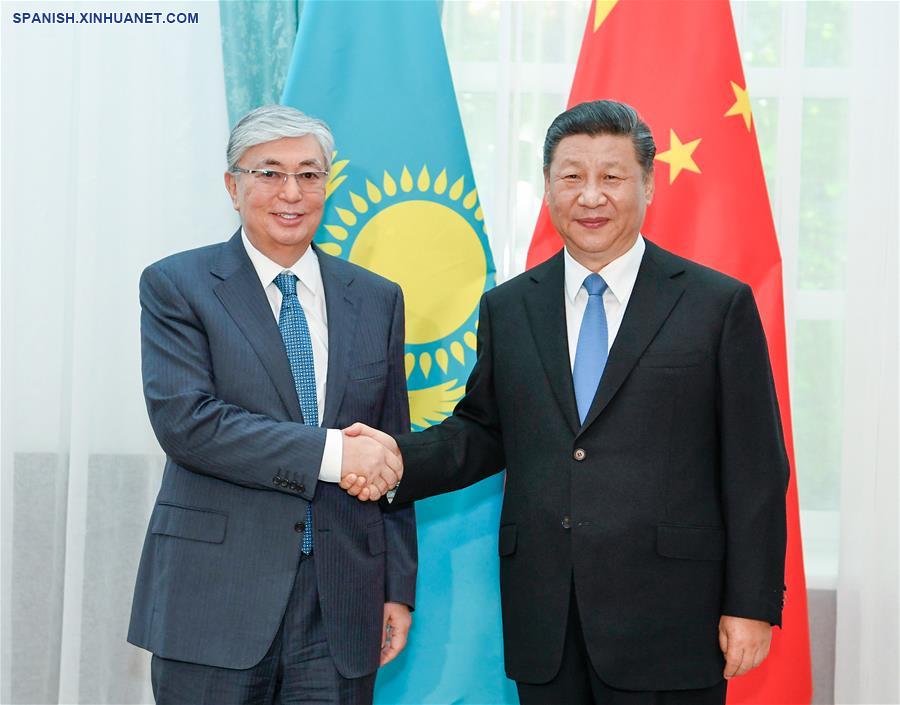 KIRGUISTAN-BISHKEK-CHINA-KAZAJISTAN-PRESIDENTES-REUNION