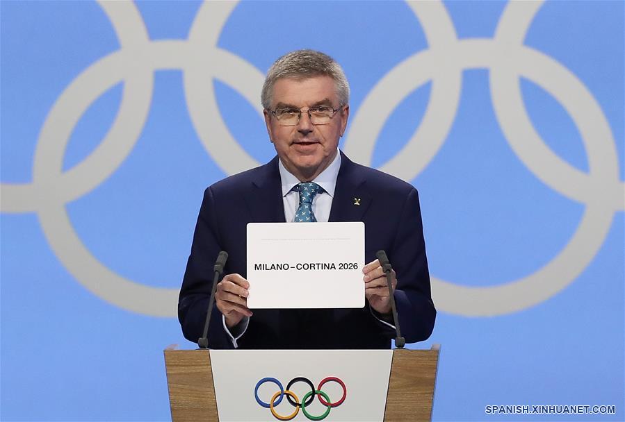 （体育）（3）意大利米兰/科尔蒂纳丹佩佐获得2026年冬奥会举办权