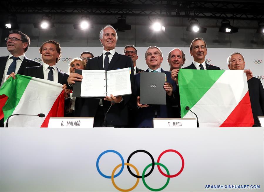 （体育）（2）意大利城市米兰与科尔蒂纳丹佩佐获得2026年冬奥会举办权