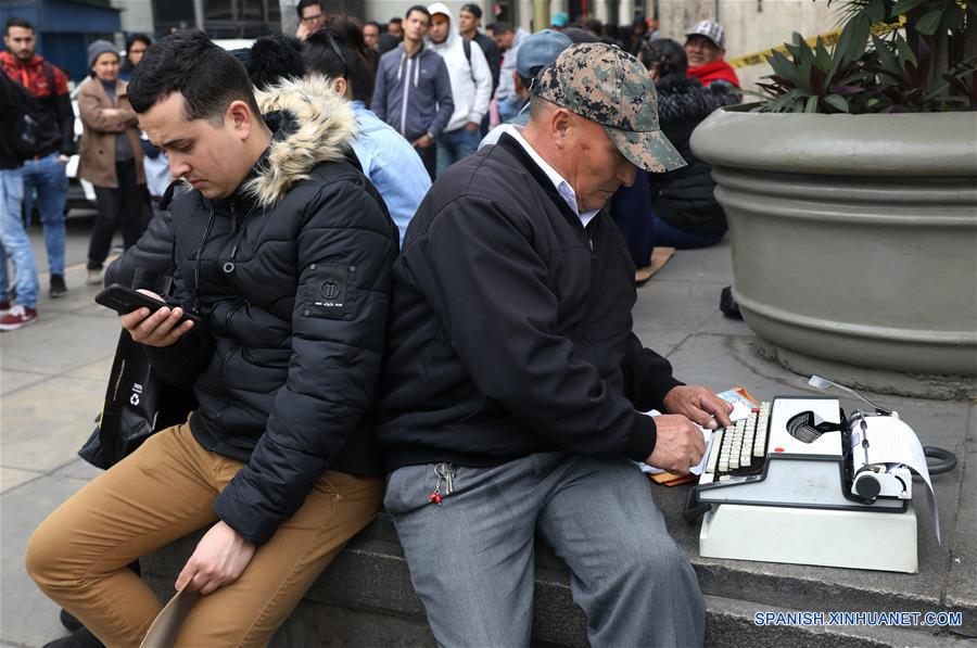 PERU-LIMA-MECANOGRAFIA