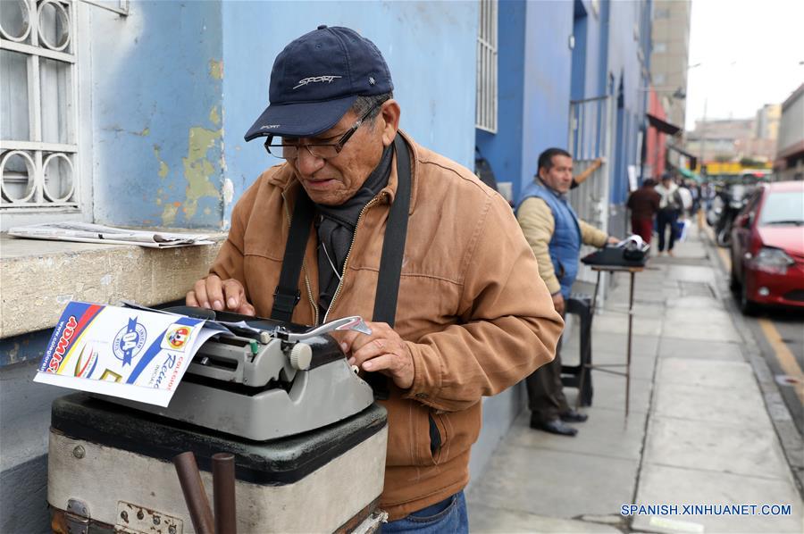 PERU-LIMA-MECANOGRAFIA