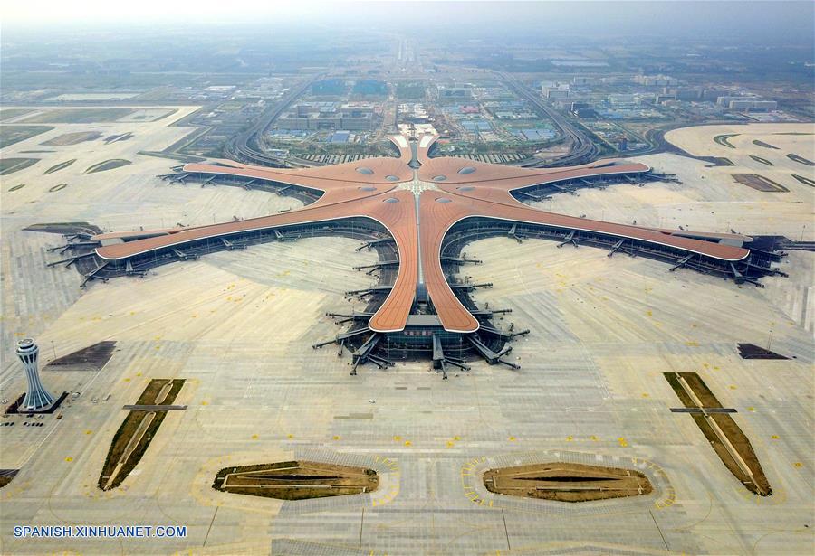 CHINA-BEIJING-NUEVO AEROPUERTO-CONSTRUCCION