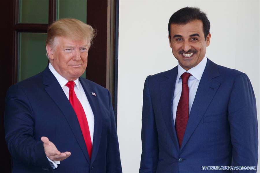 EEUU-WASHINGTON-TRUMP-QATAR-EMIR-REUNION